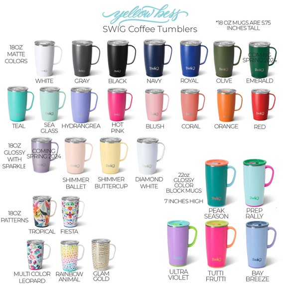 Personalized Insulated Coffee Cup: Laser Engraved 18oz Travel Mug - Etsy