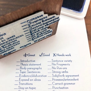 Essay Grading Teacher Stamp, Back to School Grading Stamp, Teacher Approved Grading Stamp