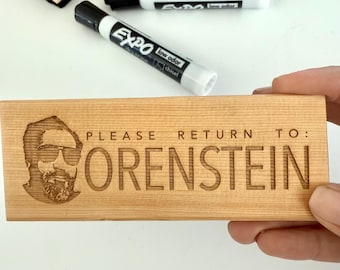 Teacher's Dry Eraser, Customized Teacher Appreciation Gift Under 25