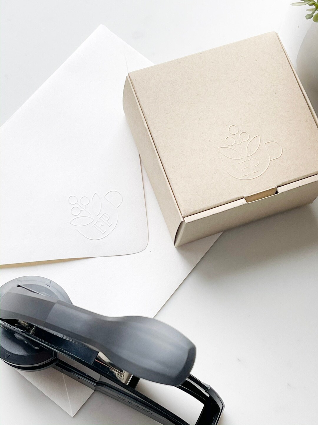 Embossing Stamp, Desktop Embosser, Custom Image Embossing Set, Logo