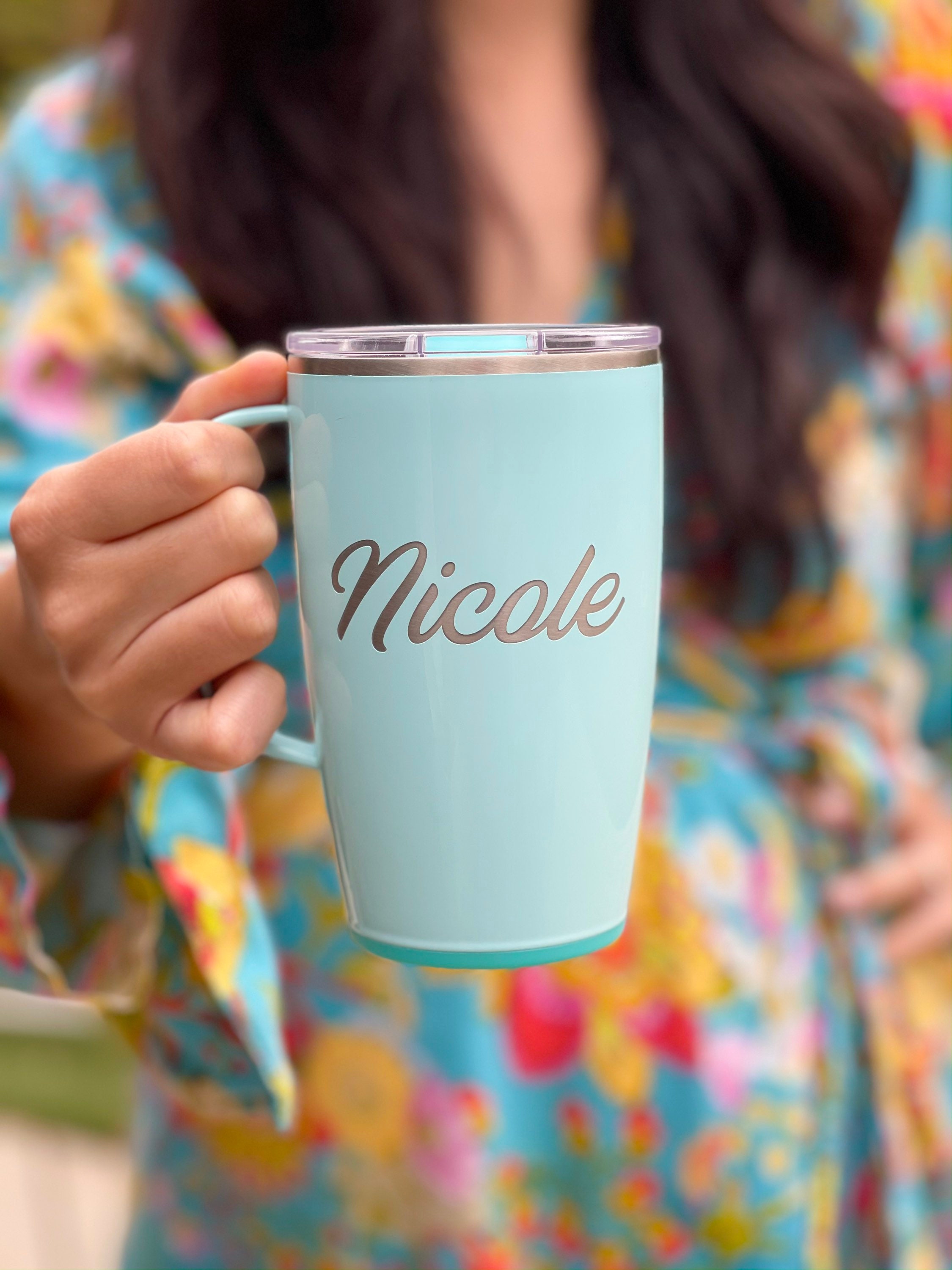 Insulated Coffee Cup, Personalized Laser Engraved Mug, Dishwasher Saf…