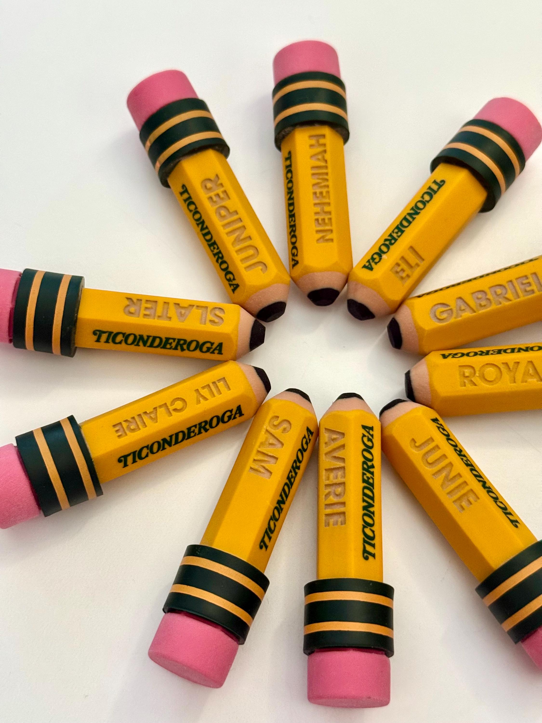 Personalized Pencil Eraser | Engraved Name, Teacher Student Gift - Etsy