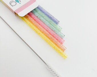 Reusable Patterned Straws, Eco Friendly Straws