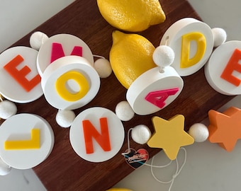 Lemonade Stand Sign, Lemonade Friendship Bracelet Banner