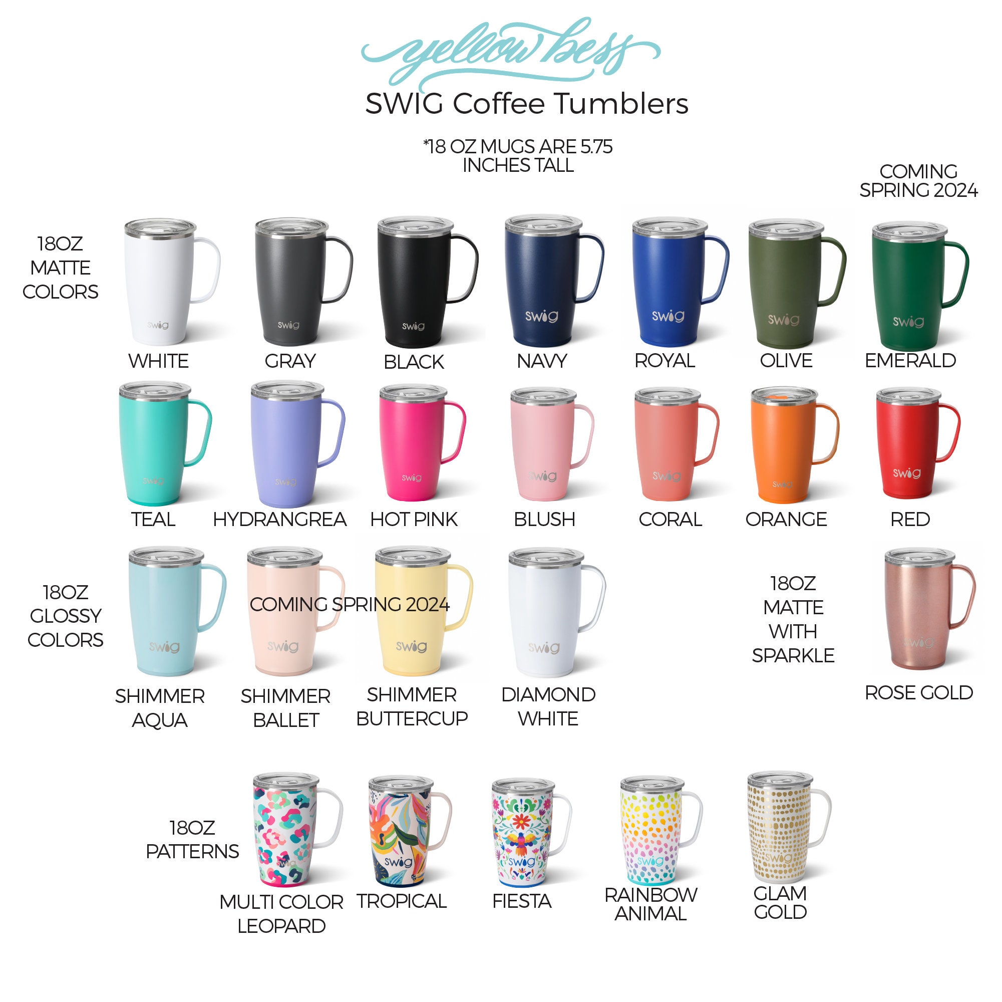 Swig : Shimmer Aquamarine Travel Mug (18oz)