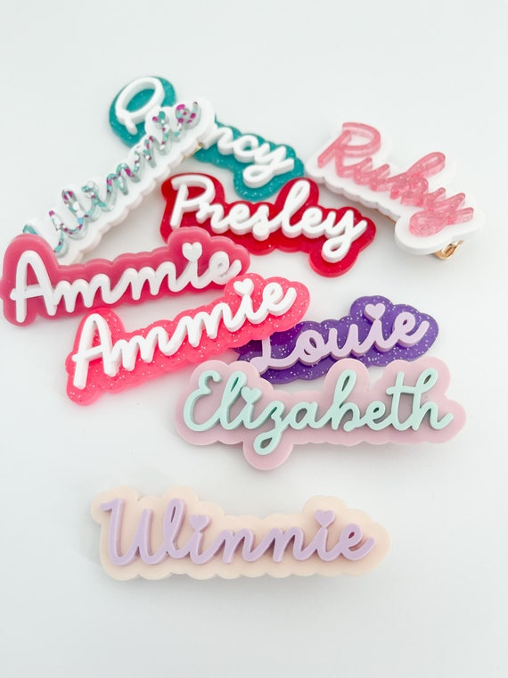 Two Colored Acrylic Hair Clip Two Colored Acrylic Hair Clip