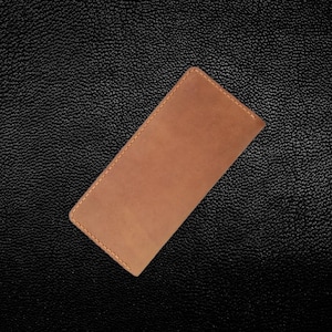 Cartera plegable de cuero inteligente / Cartera delgada con bloqueo RFID / Cartera larga para hombre / Cartera de viaje / Tarjetero / Las mejores carteras para hombres y mujeres