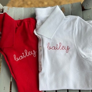 Personalized Preppy Polo Shirt - Girl’s School Uniform Polo - monogrammed - personalized girl’s polo - polo shirt