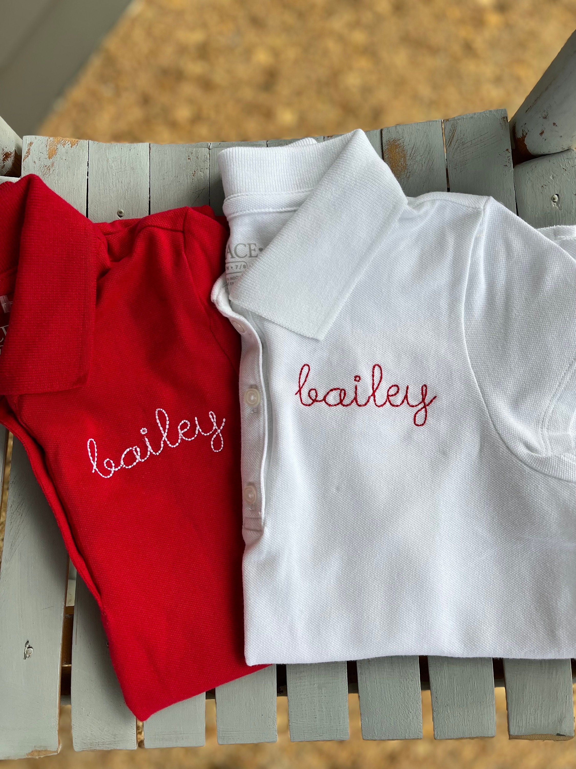 Personalized Preppy Polo Shirt - Girl’s School Uniform Polo - monogrammed - personalized girl’s polo - polo shirt
