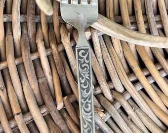 Riviera Monterey Japan 1970s Stainless Flatware Cild Meat fork