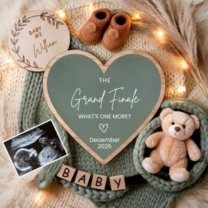 Grand Finale Pregnancy Announcement, Last One Pregnancy Announcement Digital, The Grand Finale Pregnancy Announcement, Last One pregnancy,