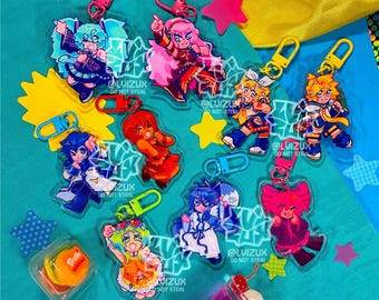 VOCALOID acrylic keychains - miku - luka - rin - len - meiko - kaito - gumi - gakupo - teto