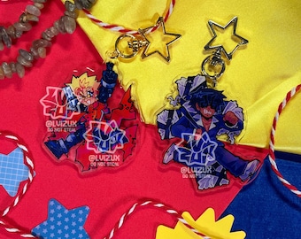 TRIGUN acrylic keychains - vash the stampede - nicholas d wolfwood