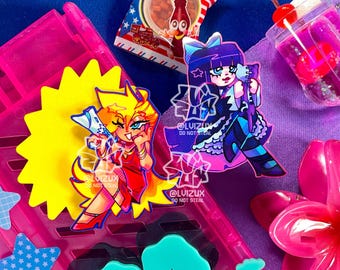 PANTY & STOCKING stickers - panty anarchy - stocking anarchy - paswg