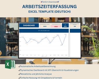 従業員の勤務時間とプロジェクト時間を記録できるExcel作業時間トラッカー