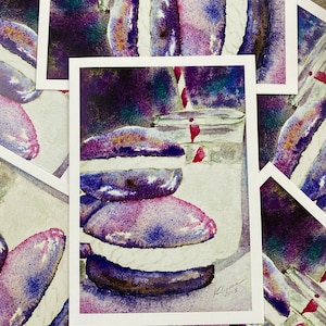 Wicked Maine Whoopie Pie | Cartão de felicitações ou impressão por Kellie Chasse | Casamento, aniversário, agradecimento, chá de bebê, convite, nota, em branco, sobremesa