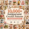 10000+ Amigurumi Crochet Patterns Bundle PDF, Animals, Dolls, Plushies & Toys product logo