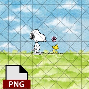 Snoopy Spring Cake Image