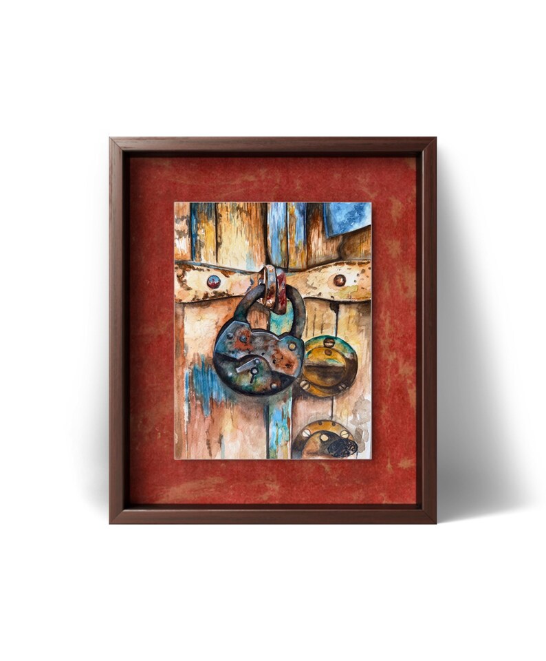 Curated visual reference: Fresh Look at Rustic Old Door With Lock