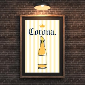 Corona Poster Digital Wall Art