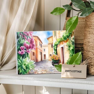 Trastevere Italy Canvas Print: Eco-Friendly Roman Street Art