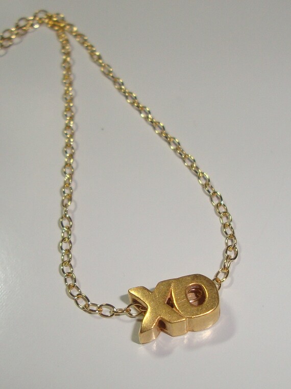 Items similar to Vermeil XOXO - 14K Gold Filled Necklace on Etsy