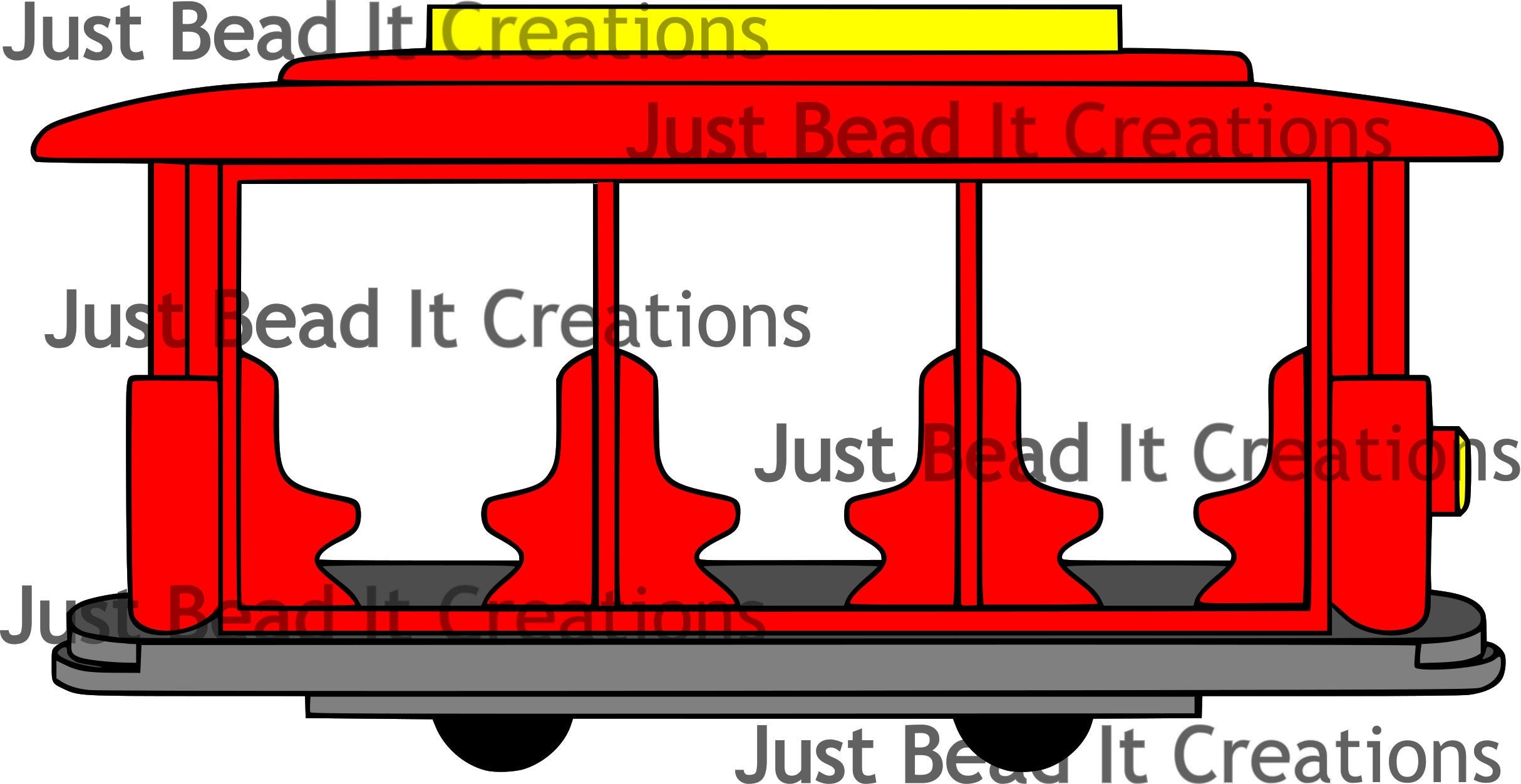 Daniel Tiger Trolley Inspired SVG Cut File Etsy