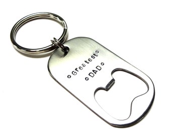 Beer Bottle Opener Keychain