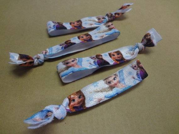 Frozen Elsa Anna Hair Ties Hair Knotties Etsy