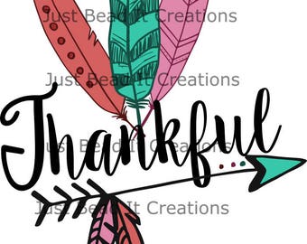 Thankful Die Cut File SVG