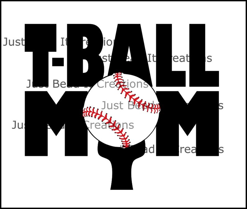Download TBall Mom SVG or DXF File | Etsy
