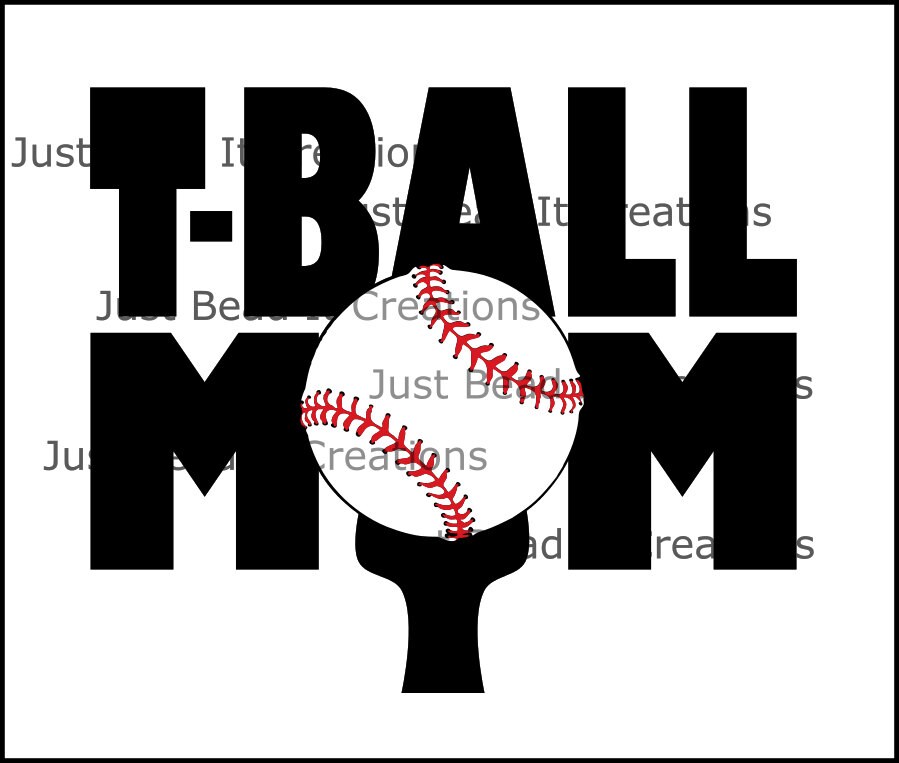 Download TBall Mom SVG or DXF File | Etsy