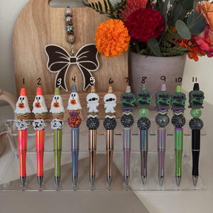 Halloween Beaded Pens