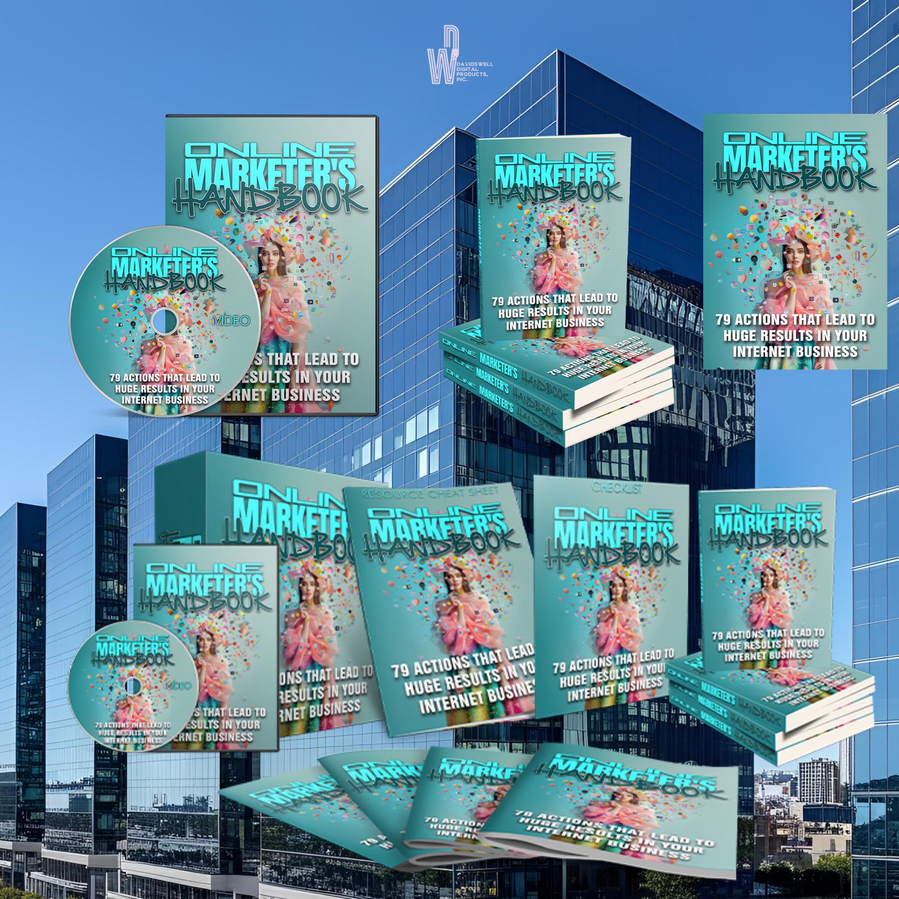 Online Marketers Handbook | Digital Marketing Guide for Beginners | SEO, Social Media, Ads, Sales Funnel | Etsy PDF Download