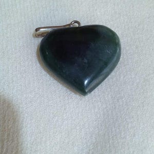Unisex Green Jade Heart Pendant | Natural Jade Stone Healing Necklace | Spiritual Protection Gift for Him & Her