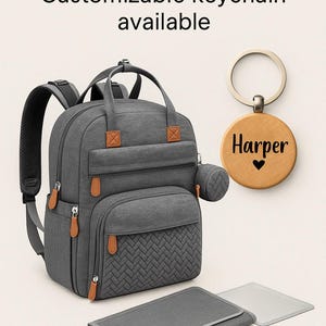 Diaper Bag Backpack: Insulated Pockets & Changing Pad
