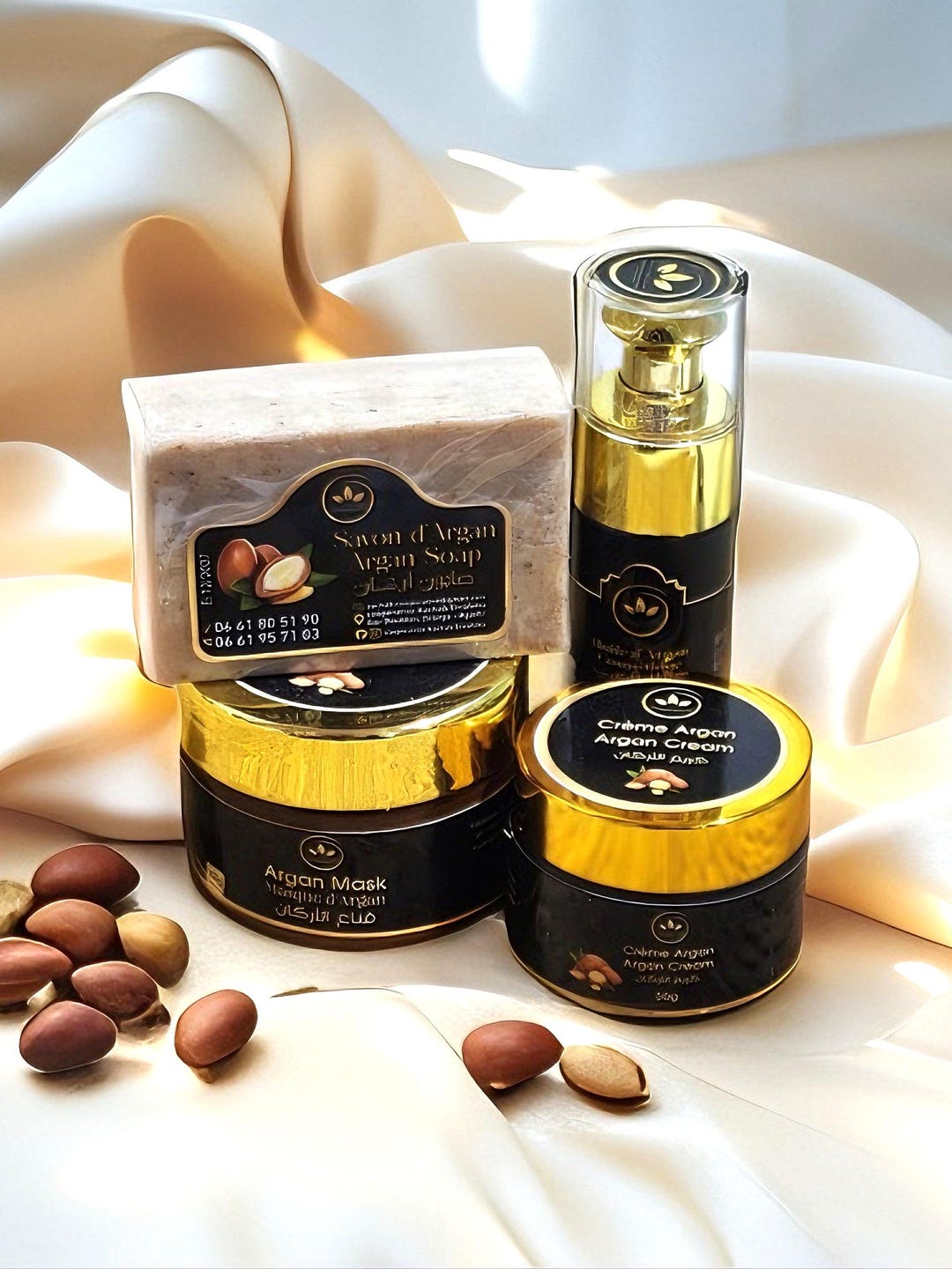 Argan Oil Luxury Face Ritual Gift Set - Etsy
