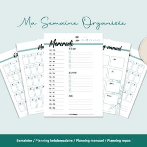 My Organized Week – Printable Weekly Planner PDF | Weekly Planner, Tasks, Goals & Priorities