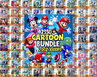 2350+ Cartoon PNG Tumbler Wrap Bundle – 20oz Sublimation Designs –  20oz Tumbler Wraps – Digital Download for Sublimation.