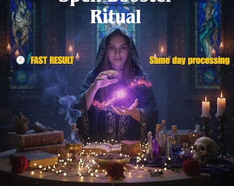 Powerful Spell Booster Ritual - Amplify Magical Results, Strengthen Casting & Enhance Fast Manifestation, Rapid Results, Manifestation Boost