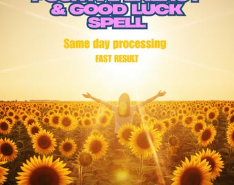 Incantesimo di ENERGIA POSITIVA e BUONA FORTUNA - Rituale della felicità, rimozione della sfortuna, purificazione dell'aura, vibrazioni elevate, benedizione della vita, lancio in giornata