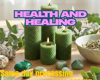 HEALTH And HEALING Spell - Health Protection Ritual, Boost Vitality, Spiritual Wellness, Aura Cleansing, Energy Recovery, Chakra Balance