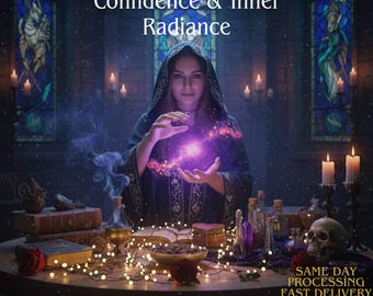 Self Love Spell for Confidence & Inner Radiance - Beauty Boost Ritual, Divine Feminine Energy, Magnetic Aura, Self Esteem Healing