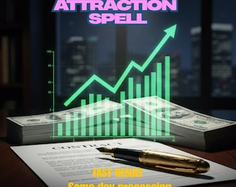 CAPITAL ATTRACTION Spell - Attract Investors & Funding, Increase Business Turnover, Scale Startup, Wealth Magnet, Venture Capital Magic