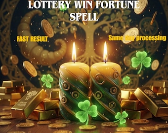 Hechizo para ganar la fortuna en la lotería: ritual para la suerte en la lotería, hechizo para el dinero, suerte en el juego, atracción de riqueza, manifestación de prosperidad, lanzamiento el mismo día.