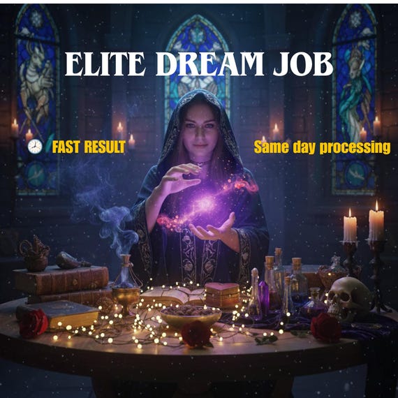 Elite Dream Job Spell, Career Success Ritual (Same Day Casting)