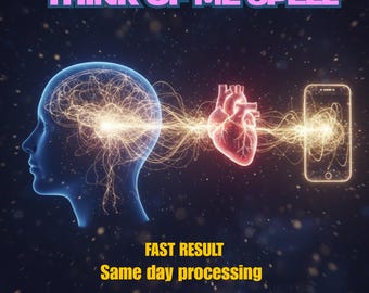 THINK OF ME Spell - Telepathisch aantrekkingsritueel, zorg ervoor dat ze je missen, 24/7 aan hun hoofd, droombegin, liefdesobsessie