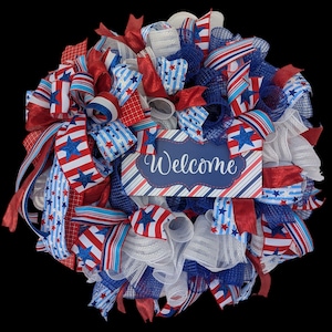 Patriotic Welcome Wreath