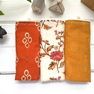 Spucktuch Baumwolle, Stoffauswahl, Babyparty Geschenk, Blumen, Pilze, Karo, Woodland, Dribble Rags