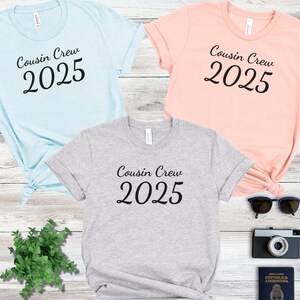 Custom Cousin Crew Shirt, Matching Cousins Shirts, Cousin Vacation Shirts, Family Matching Shirts, Family Vacation, Matching Shirts